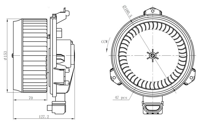NRF Ventilator unutarnjeg prostora