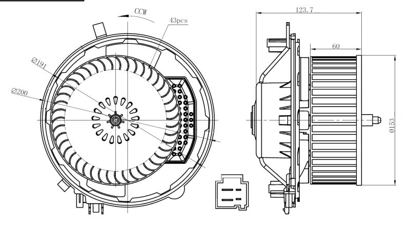 NRF Ventilator unutarnjeg prostora