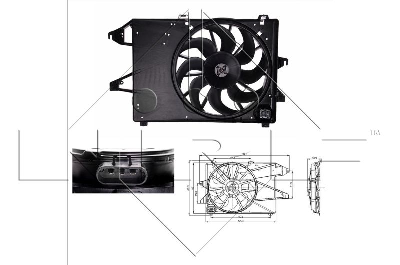 NRF Ventilator, hlađenje motora
