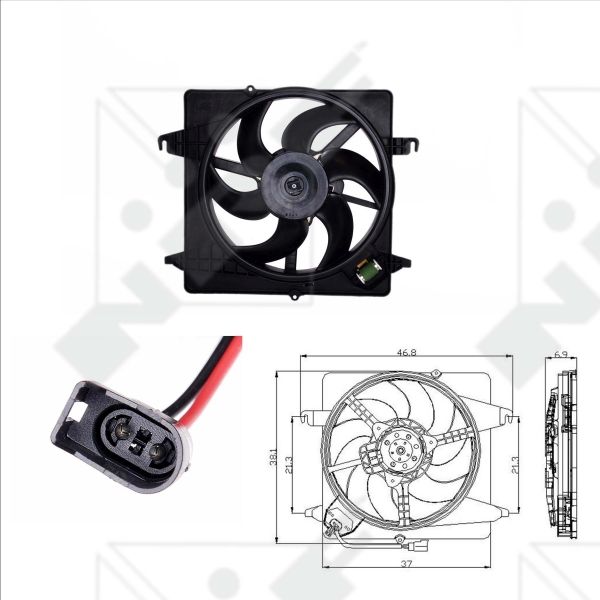 NRF Ventilator, hlađenje motora