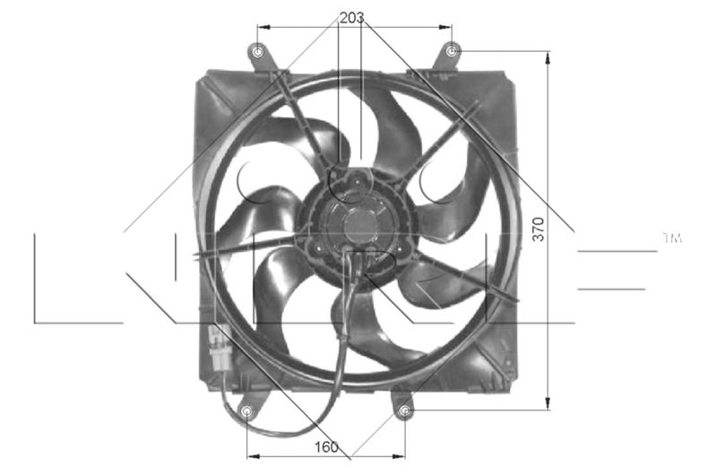 NRF Ventilator, hlađenje motora