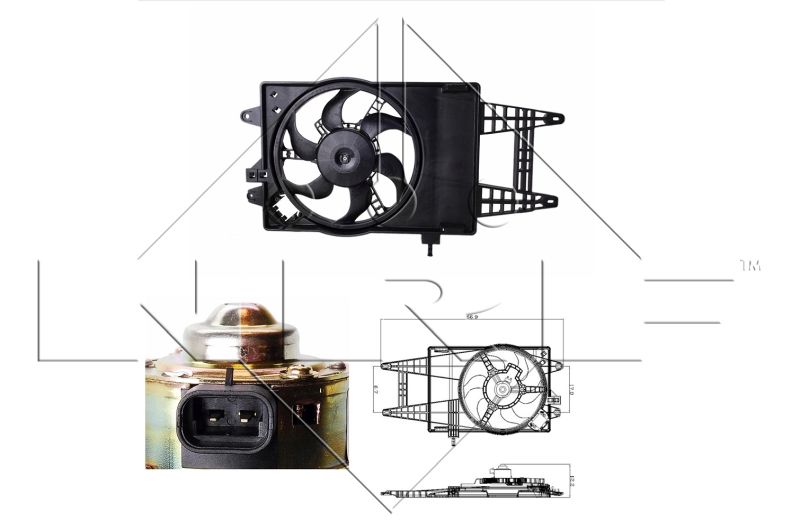 NRF Ventilator, hlađenje motora