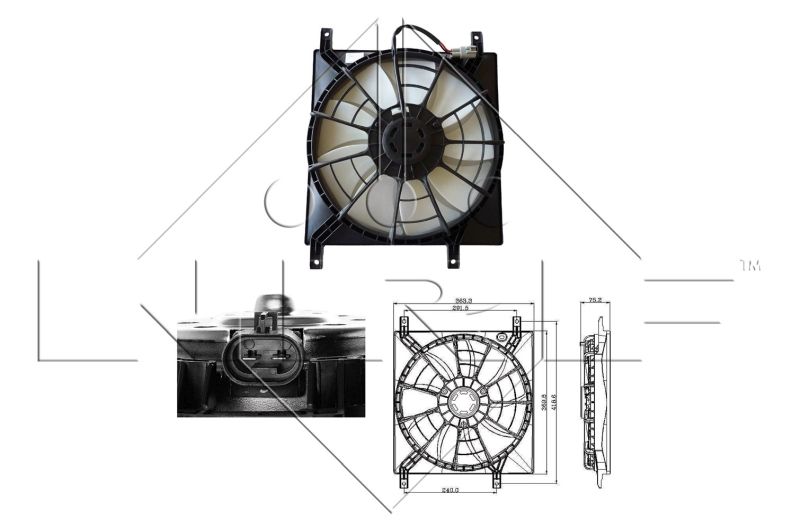 NRF Ventilator, hlađenje motora