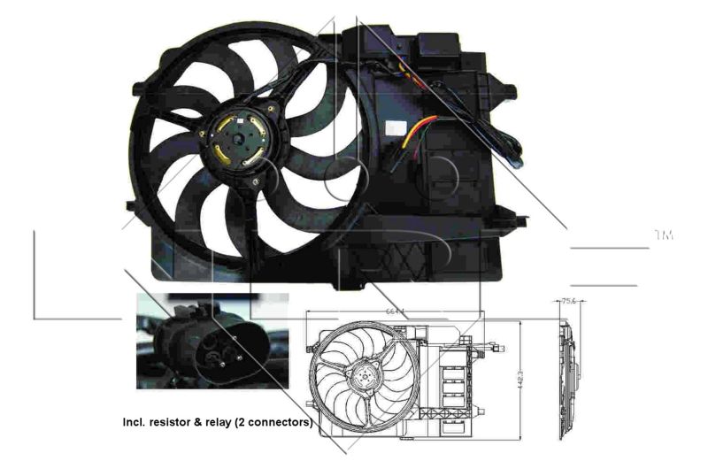 NRF Ventilator, hlađenje motora