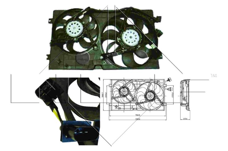 NRF Ventilator, hlađenje motora