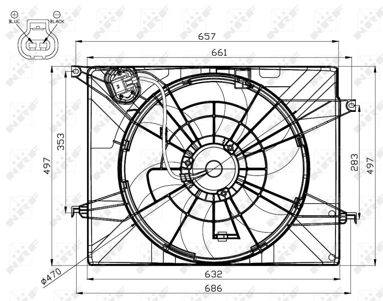NRF Ventilator, hlađenje motora