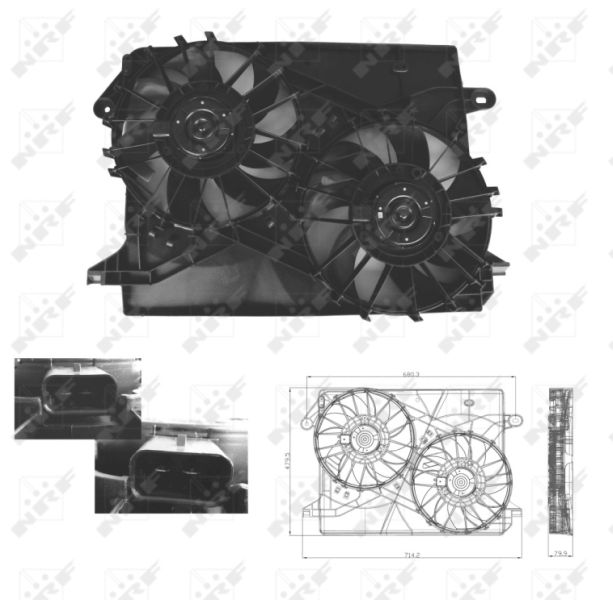 NRF Ventilator, hlađenje motora