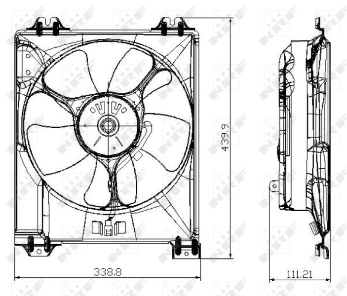 NRF Ventilator, hlađenje motora