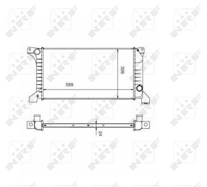 NRF Hladnjak, hlađenje motora