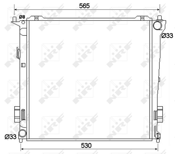 NRF Hladnjak, hlađenje motora