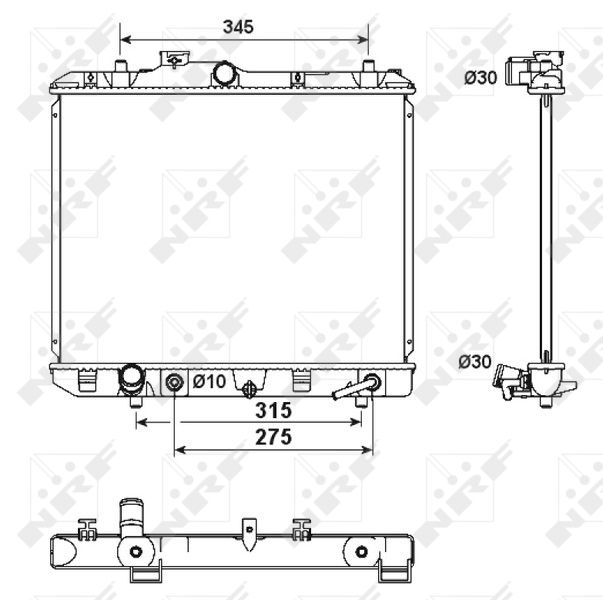 NRF Hladnjak, hlađenje motora