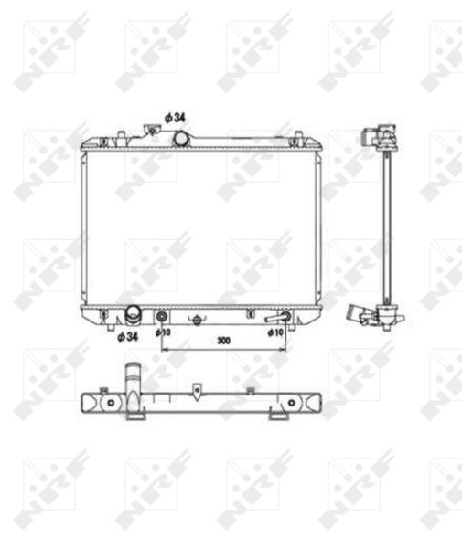 NRF Hladnjak, hlađenje motora