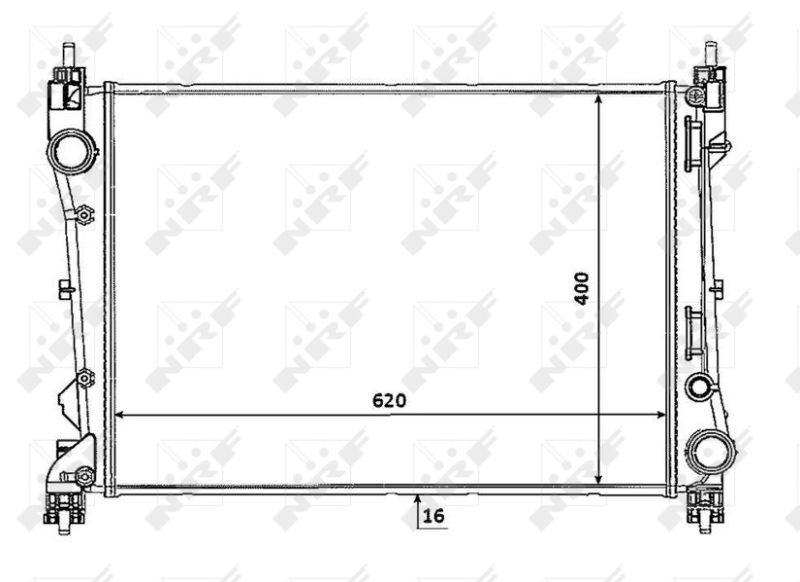 NRF Hladnjak, hlađenje motora