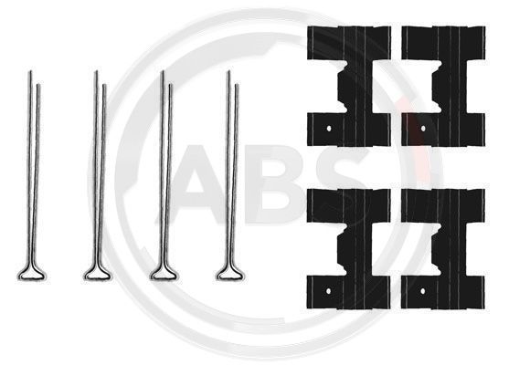 ABS Komplet dodatne opreme, obloga disk-kočnice