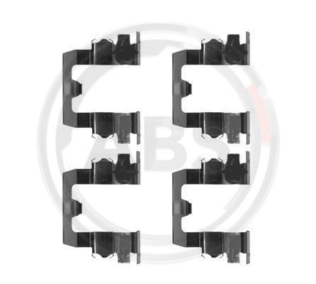 ABS Komplet dodatne opreme, obloga disk-kočnice