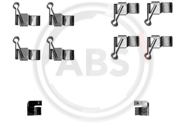 ABS Komplet dodatne opreme, obloga disk-kočnice