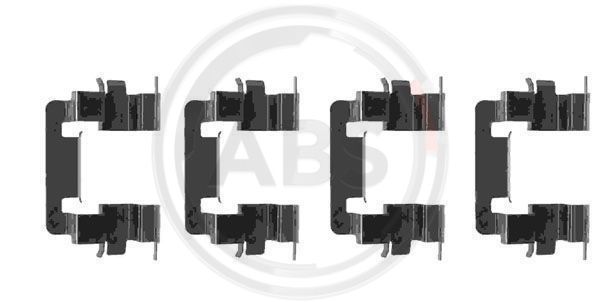 ABS Komplet dodatne opreme, obloga disk-kočnice