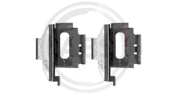 ABS Komplet dodatne opreme, obloga disk-kočnice