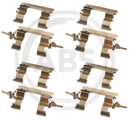 ABS Komplet dodatne opreme, obloga disk-kočnice