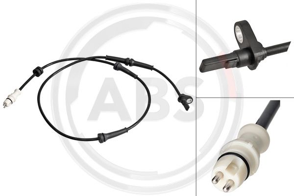 ABS Osjetnik, broj okretaja kotača