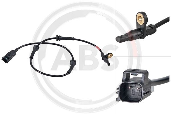 ABS Osjetnik, broj okretaja kotača