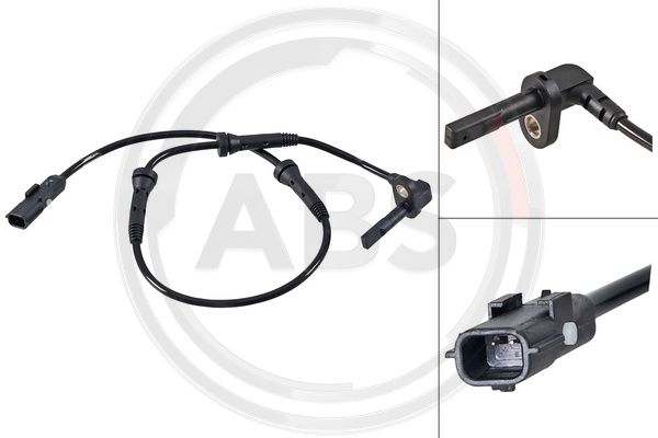 ABS Osjetnik, broj okretaja kotača