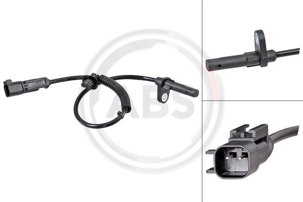 ABS Osjetnik, broj okretaja kotača