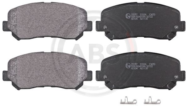 ABS Komplet kočionih obloga, disk-kočnica