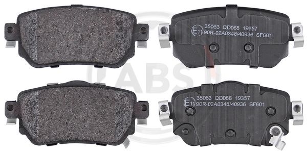 ABS Komplet kočionih obloga, disk-kočnica