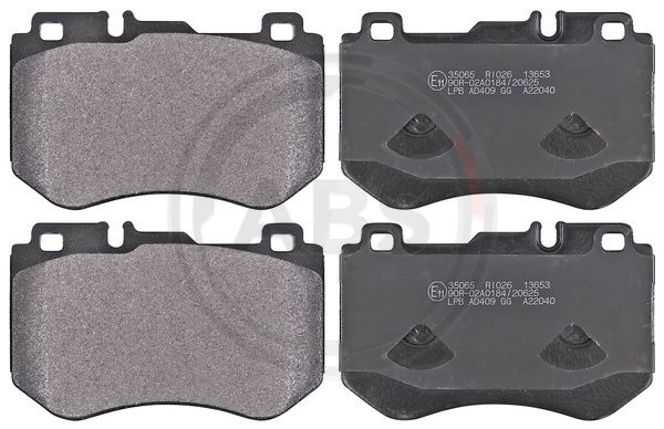 ABS Komplet kočionih obloga, disk-kočnica