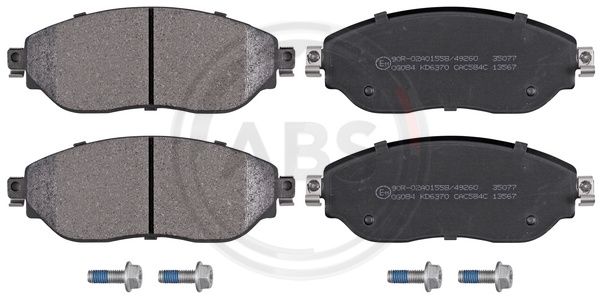 ABS Komplet kočionih obloga, disk-kočnica