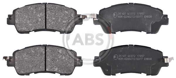 ABS Komplet kočionih obloga, disk-kočnica