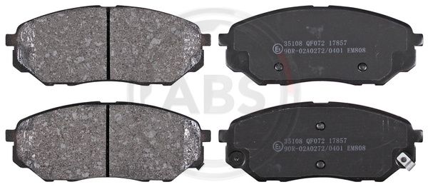 ABS Komplet kočionih obloga, disk-kočnica