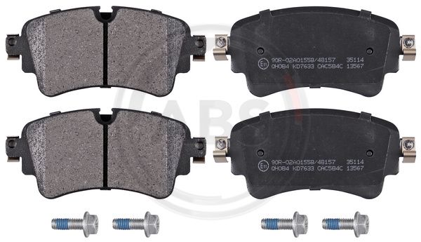 ABS Komplet kočionih obloga, disk-kočnica