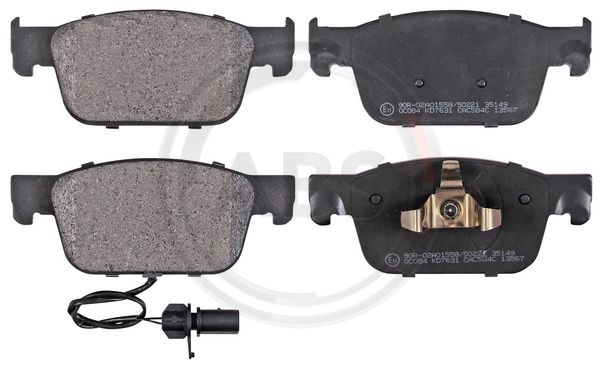 ABS Komplet kočionih obloga, disk-kočnica