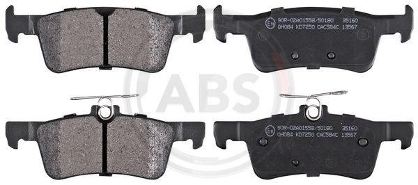 ABS Komplet kočionih obloga, disk-kočnica