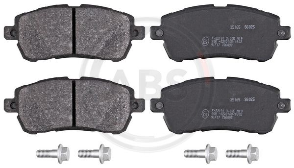 ABS Komplet kočionih obloga, disk-kočnica