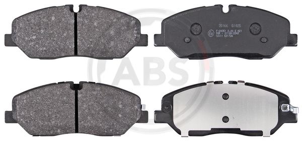 ABS Komplet kočionih obloga, disk-kočnica