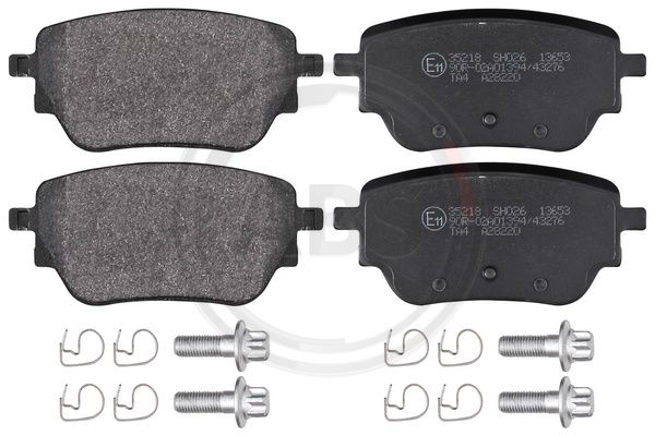 ABS Komplet kočionih obloga, disk-kočnica