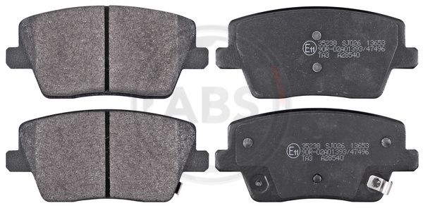 ABS Komplet kočionih obloga, disk-kočnica