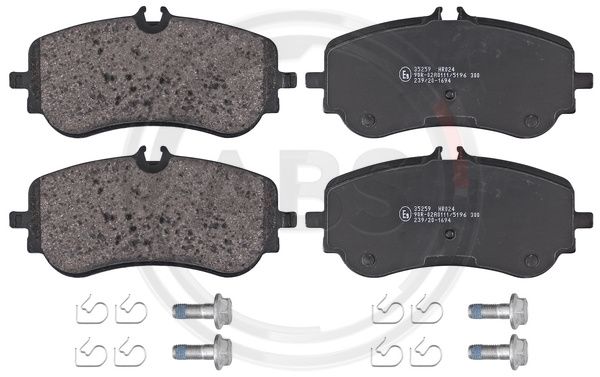 A.B.S. Komplet kočionih obloga, disk-kočnica