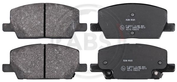 A.B.S. Komplet kočionih obloga, disk-kočnica