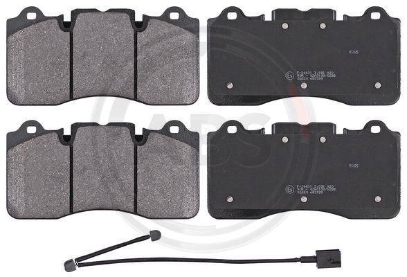 A.B.S. Komplet kočnih obloga, disk kočnica