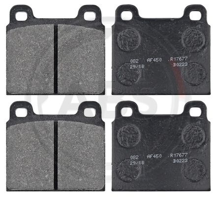 ABS Komplet kočionih obloga, disk-kočnica