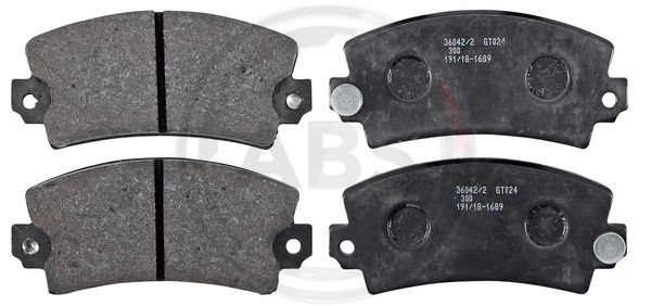 ABS Komplet kočionih obloga, disk-kočnica