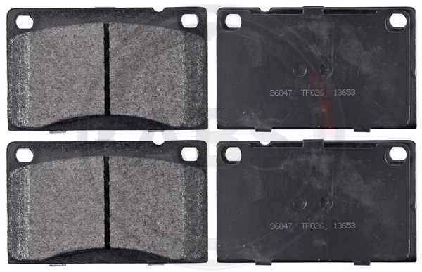 ABS Komplet kočionih obloga, disk-kočnica