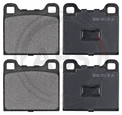 ABS Komplet kočionih obloga, disk-kočnica