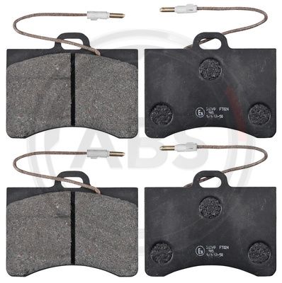 ABS Komplet kočionih obloga, disk-kočnica