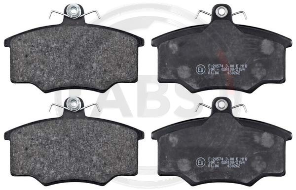 ABS Komplet kočionih obloga, disk-kočnica