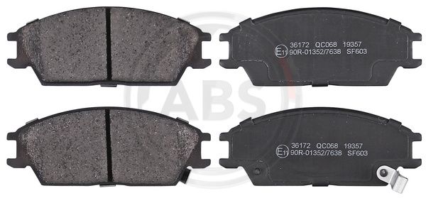 ABS Komplet kočionih obloga, disk-kočnica